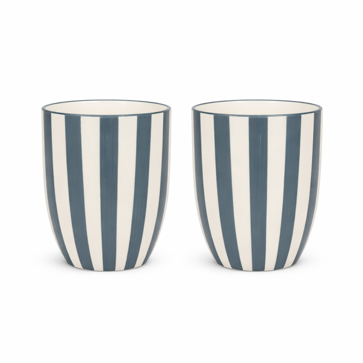 Urban Stripes | Ceramic Mugs | Set of 2