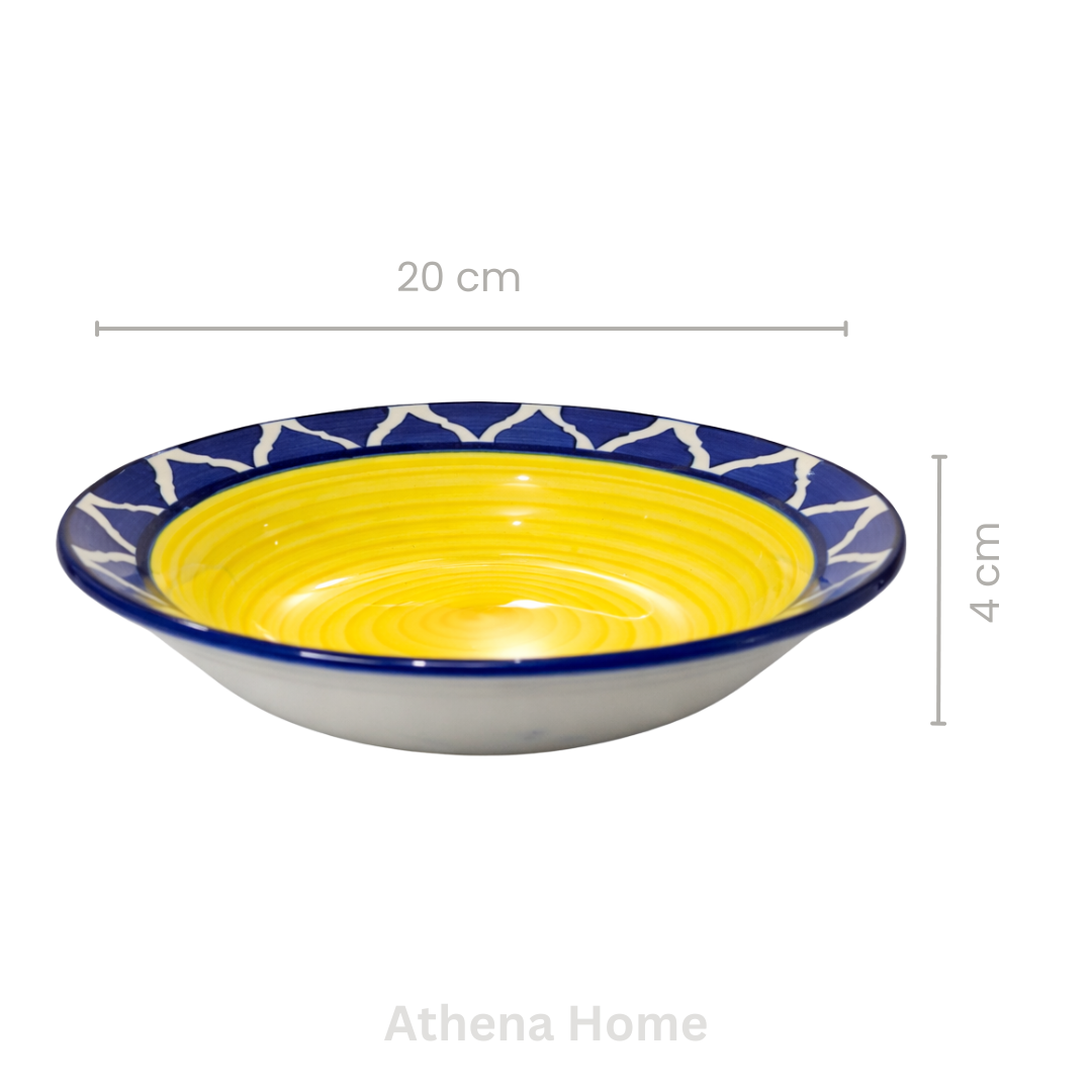 Rangrez | Pasta Plate | 8 inch | Set of 2