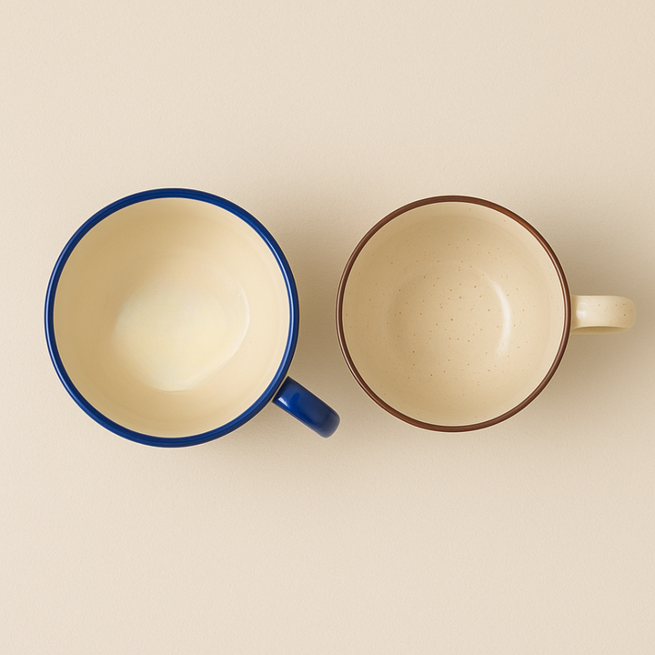 Athena Home Coffee Combo Ceramic Coffee Mug (700 ml, Pack of 2)