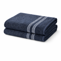 Navy Blue Bath Towel – Soft Cotton Towel | Highly Absorbent & Quick Dry | Premium Bathroom Towel | Skin-Friendly & Durable |
