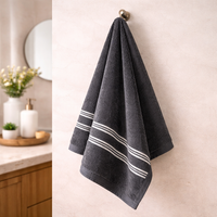 Grey Bath Towel – Soft Cotton Towel | Highly Absorbent & Quick Dry | Premium Bathroom Towel | Skin-Friendly & Durable