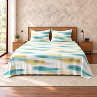 Athena Home Queen Size Bedsheet with 2 Pillow Covers (90 x 100 Inches)