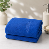 Athena Home Premium Cotton Bath Towel | Ultra Soft, Super Absorbent & Quick Dry | Plush Luxury Bathroom Towel | Royal Blue | Set of 1