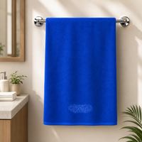 Athena Home Premium Cotton Bath Towel | Ultra Soft, Super Absorbent & Quick Dry | Plush Luxury Bathroom Towel | Royal Blue | Set of 1