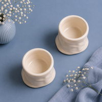 Athena Home Ceramic Sack Coffee Mug Set of 2 | 300 ml