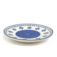 Athena Home Ceramic Blue Floral Plate – Set of 1 Dinner Plate