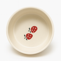 Handcrafted Strawberry Design Ceramic Salad Bowl | Multipurpose Serving Bowl for Home