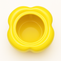 Handcrafted Bell Pepper Ceramic Container with Lid | Yellow Storage Jar for Kitchen & Home Décor