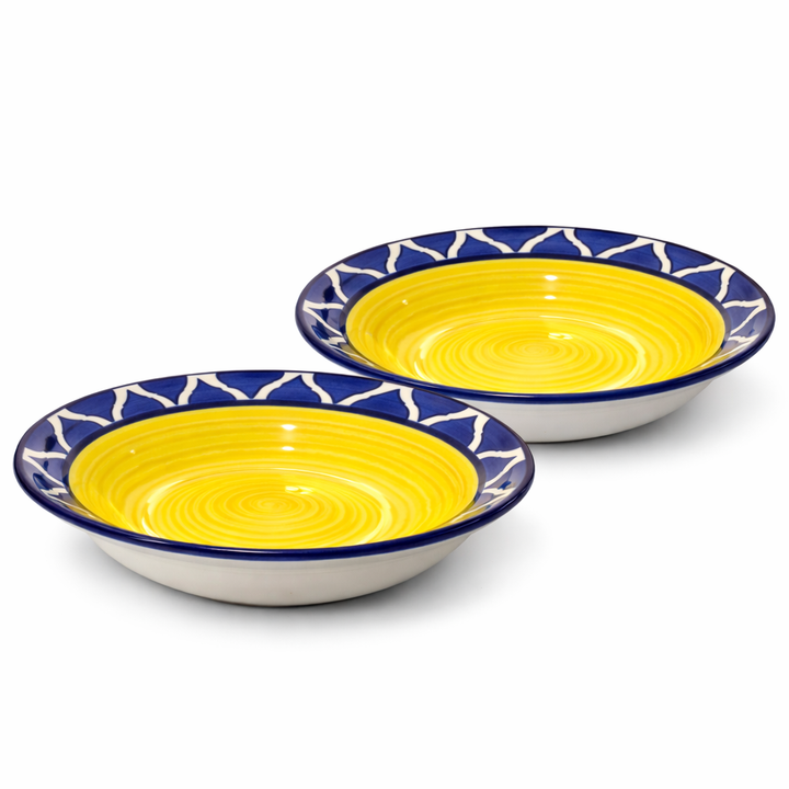 Rangrez | Pasta Plate | 8 inch | Set of 2