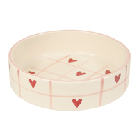 Ceramic Heart Cross Plate – Handcrafted Snack & Dessert Plate