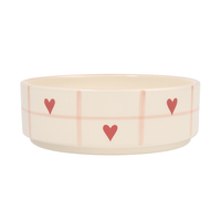 Ceramic Heart Cross Plate – Handcrafted Snack & Dessert Plate