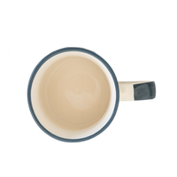 Heart Line | Grey Solid Ceramic Mug | Set of 2