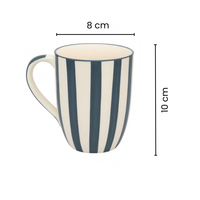 Urban Stripes | Ceramic Mugs | Set of 2