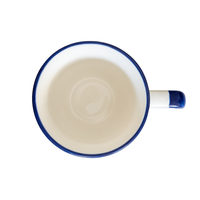 Urban Flora | Blue Ceramic Mugs | Set of 2