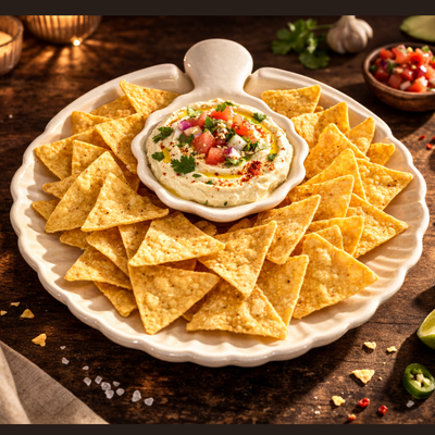 Ivory Shell Ceramic Serving Dish | Set of 1